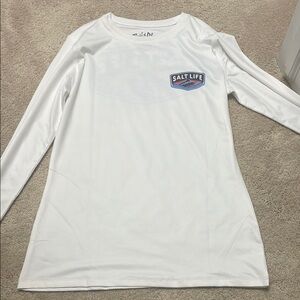 Salt Life White Long Sleeve Shirt